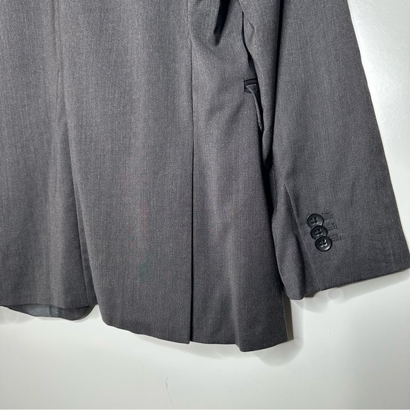 Banana Republic Lanificio Fratelli Cerutti Grey Wool Tailored Fit Blazer 42R - Picture 3 of 10